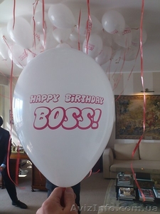 Печать на шарах,  брендирование шаров,  лого шарики. #1037950