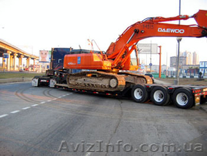 Перевозка кранов Днепропетровск,  перевозка экскаваторов Запорожье,  Украина и Европа. #1033700