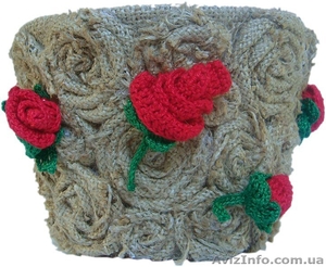 Ручная работа. Горшок для цветов 