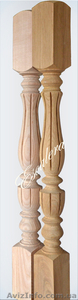 Столб деревянный 