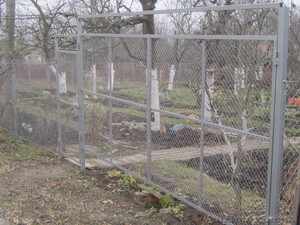 Забор из сетки рабица #1023386