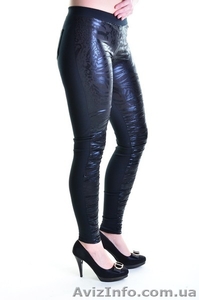 Продам крупным оптом лосины женские черные #1047483