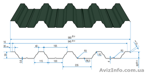 Профнастил Н-60 - производство, продажа, монтаж.  #1042308