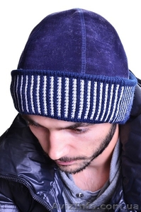 продам крупны оптом шапки мужские на флисе в ассортименте #1046752