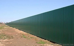 дешевый забор из профнастила #1060279