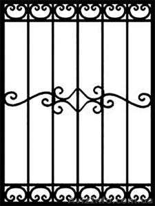 Защитные решетки на окна и двери,  изготовление и монтаж #1063374