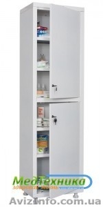 Шкаф медицинский металлический MD 1 1650/SS #1056935
