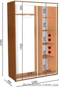 шкаф купе 130 45 210 #1056504