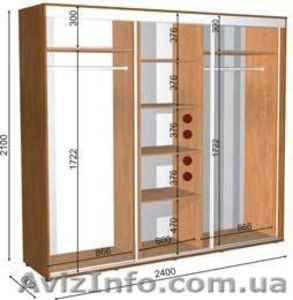 шкаф купе 240 60 210  #1056512