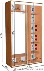 шкаф купе 140 45 240 #1056487