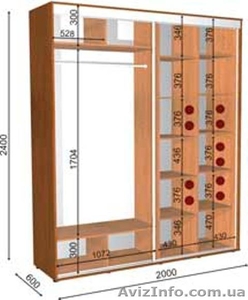 шкаф купе 200 60 240 #1056452