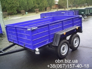 Прицепы двухосные с бесплатной доставкой по всей Украине. #1062274