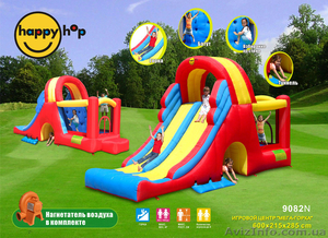 Батут с горкой надувной  «Мега-горка» #1054458