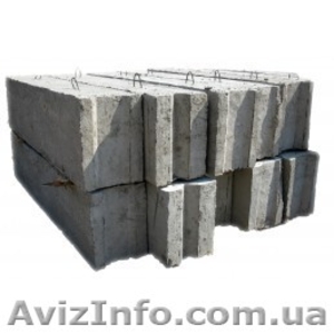 Фундаментные блоки ФБС различных типоразмеров #1056998