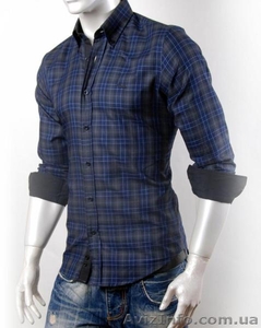 Мужские Рубашки в Клетку от 225 грн. #1054631
