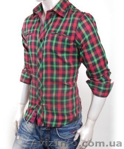 Мужские Рубашки в Клетку Оптом от 150 грн. #1054637