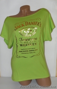 Женские футболки батал Хулиганка оптом #1061125