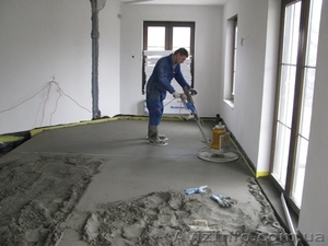 Машинная стяжка пола,  полусухая,  цементно-песчаная  в Киеве и регионах  #1052004
