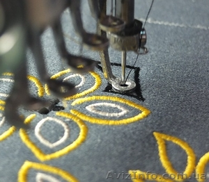 Машинная вышивка на готовых изделиях #1062610