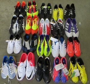 Новые бутсы. Футбольный микс Люкс. Оригинальные бренды: Adidas,  Nike,  Asics. #1082234