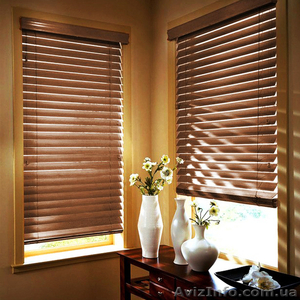 Жалюзи вертикальные,  горизонтальные,  бамбуковые,  деревянные,  римские шторы #1076215