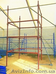 Cтроительные леса для кирпичной кладки. #1071293