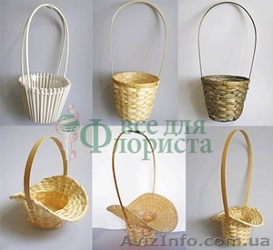 Плетеные корзины для цветов,  лепестков,  декора #1080087