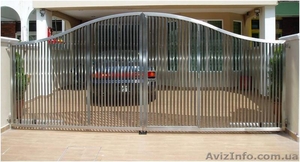 Ворота,  заборы,  калитки из нержавеющей стали #1068417