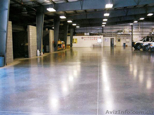 Укладка промышленных бетонных полов с упрочненным верхним слоем #1075442