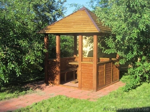 Беседка садовая  (изделия садовые из дерева) #1094035