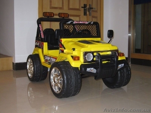 Детский электромобиль 618R   Д/У ЖЕЛТЫЙ  #1091263