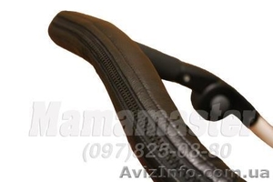 Кожаный чехол на ручку коляски #1095868