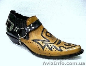 Песочные Казаки Etor мужские туфли на кожаной подошве. Стиль. #1092940