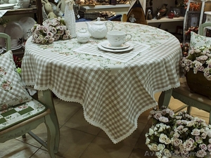 Скатерти из натурального льна #1089230