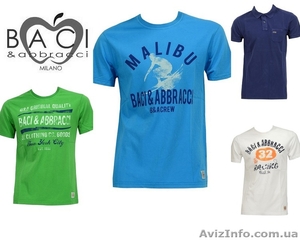 Мужские футболки Baci&Abbracci оптом #1090468