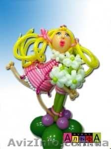 Люди из шаров,  интересные фигуры из шаров #1090573