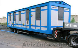 Перевозка бытовок по Киеву,  услуги автокрана 10 тонн и 25 тонн. #1084291