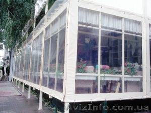 Прозрачный тент ПВХ окна завесы шторы #1091665