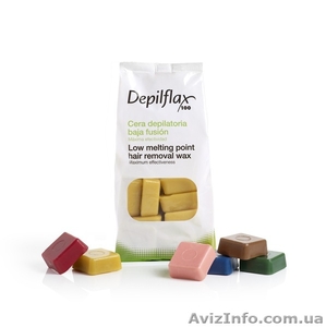 Горячий профессиональный воск Depilflex для nature-депиляции #1088407