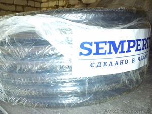 Поливочный шланг (армированный) резиновый. #1084509