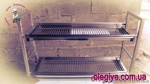 Полка и стеллаж из нержавеющей стали для сушки посуды #1086522