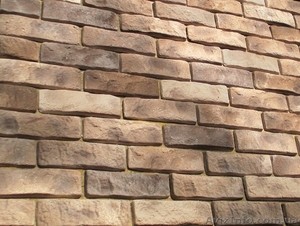 Декоративный кирпич РУСТИК для фасада и интерьера #1093105