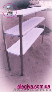 Стеллажи из нержавеющей стали для сушки посуды. #1086526