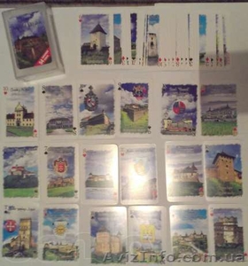 Сувенирные игральные карты (Замки Украины)  #1087241