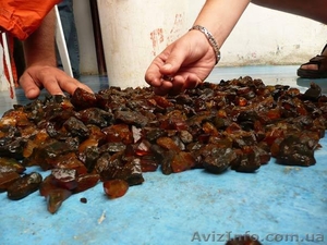 Добыча голубого янтаря в Доминикане  #1086145