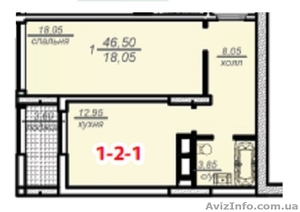  Прекрасная1 комнатная квартира на Французском бульваре #1112688