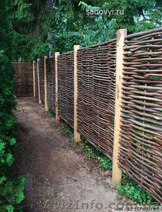 Декоративные заборы из лещины #1105789