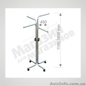 Торговое оборудование,   стойка для одежды #1098998