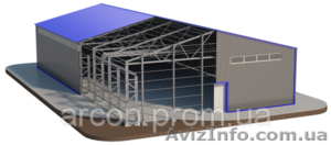 Ангар быстровозводимый,  не утепленный #1098687