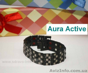 Магнитные браслеты с турмалином и германием #1112086